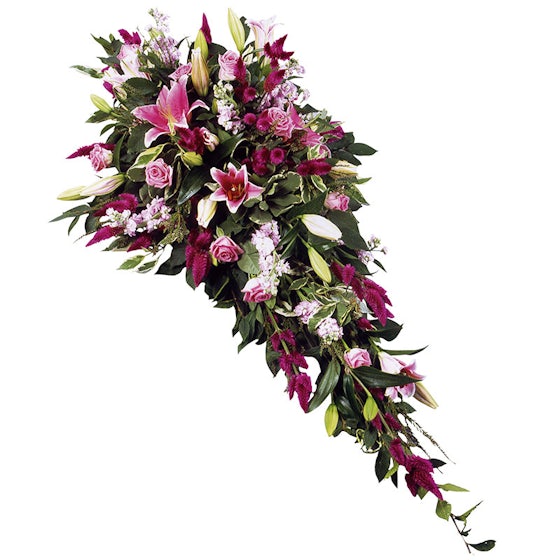 Raquette de fleurs losange tons pastels raquette fleurs livraison pastels roses livrer